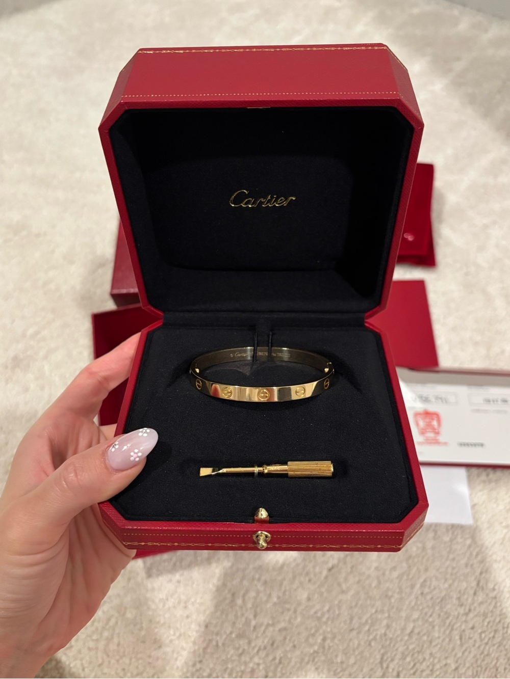 Cartier Love Bracelet, Classic Yellow Gold - Picture 4 of 5